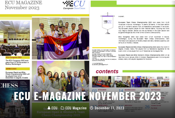 ECU E-Magazine October 2022 – European Chess Union